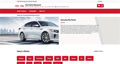 Desktop Screenshot of kiapartsdiscount.com
